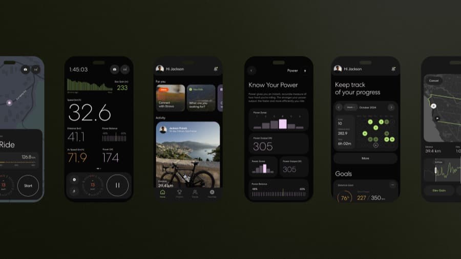 App screens